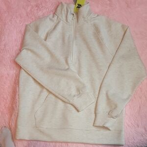 All in Motion Men's Beige Zip-Up Sweater